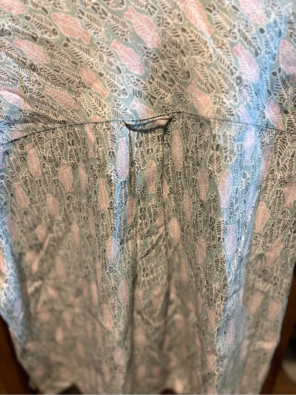 Royal Robbins Women’s Camino Pucker Short Sleeve Shirt Size Small NWT Sage Fish - Picture 10 of 10
